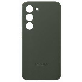 Žalias originalus dėklas EF-VS911LGE Leather Cover telefonui Samsung Galaxy S23