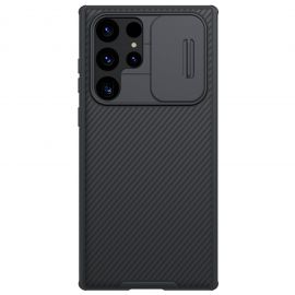Juodas dėklas Nillkin CamShield PRO Magnetic telefonui Samsung Galaxy S22 Ultra