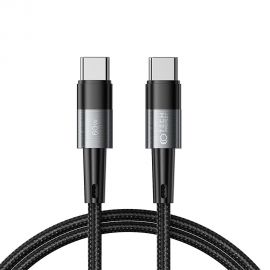 Pilkas kabelis "TECH-PROTECT ULTRABOOST TYPE-C CABLE PD60W/3A 100CM"