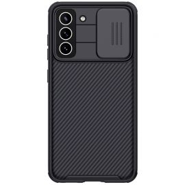 Juodas dėklas Samsung Galaxy S21 FE 5G "Nillkin Camshield"