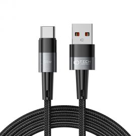 Pilkas kabelis "TECH-PROTECT ULTRABOOST TYPE-C CABLE 66W/6A 200CM"