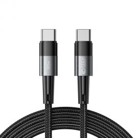 Pilkas kabelis "TECH-PROTECT ULTRABOOST TYPE-C CABLE PD60W/3A 200CM"