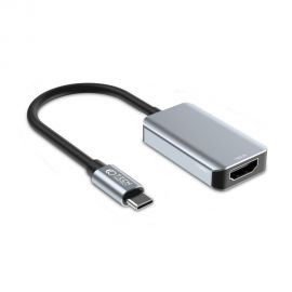 Juodas adapteris "TECH-PROTECT ULTRABOOST ADAPTER TYPE-C TO HDMI 4K"