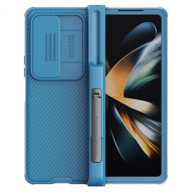 Mėlynas dėklas Nillkin CamShield PRO Slot+Stand telefonui Samsung Galaxy Z Fold 4 5G