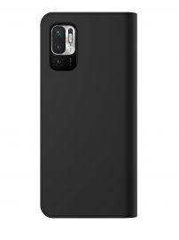 Juodas originalus atverčiamas dėklas Book telefonui Xiaomi Redmi Note 10 5G
