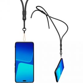 Juodas originalus dėklas TPU Cover Necklace telefonui Xiaomi 13 Lite