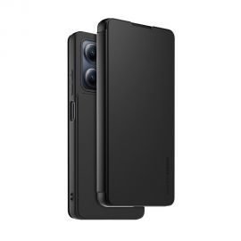Juodas originalus atverčiamas dėklas telefonui Xiaomi Redmi Note 12 5G