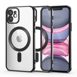 Juodas dėklas Apple Iphone 11 "Tech-Protect Magshine Magsafe"