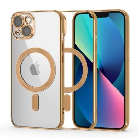 Auksinis dėklas Apple Iphone 13 "Tech-Protect Magshine Magsafe"
