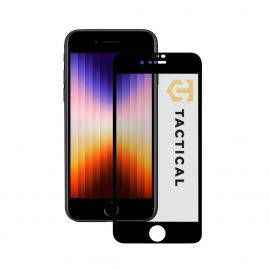 Juodas apsauginis stiklas telefonui Apple iPhone 7 / 8 / SE 2020 / SE 2022 "Tactical Glass Shield 5D"