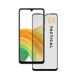 Juodas apsauginis ekrano stikliukas Samsung Galaxy A33 5G "Tactical Glass Shield 5D"