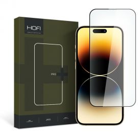 Juodas apsauginis ekrano stikliukas Apple Iphone 15 Pro "Hofi Glass Pro+"