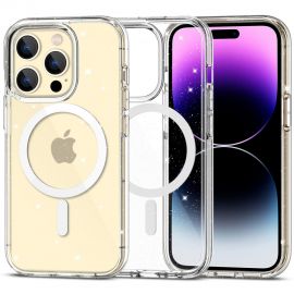 Skaidrus blizgantis dėklas Apple Iphone 15 Pro "Tech-Protect FlexAir Hybrid Magsafe"