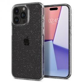 Skaidrus su blizgučiais dėklas Apple Iphone 15 Pro Max "Spigen Liquid Crystal Glitter"