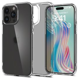 Skaidrus frost dėklas Apple Iphone 15 Pro "Spigen Ultra Hybrid"