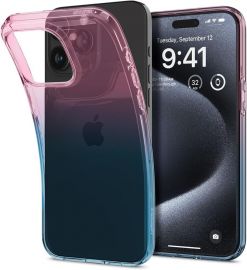 Rausvas dėklas Apple Iphone 15 Pro "Spigen Liquid Crystal"
