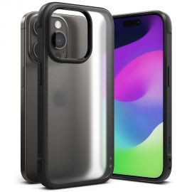 Juodas matinis dėklas Apple Iphone 15 Pro Max "Ringke Fusion Bold"