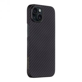 Juodas dėklas Tactical MagForce Aramid telefonui Apple Iphone 15