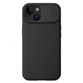 Juodas dėklas Nillkin CamShield PRO Magnetic telefonui Apple iPhone 15