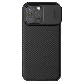 Juodas dėklas Nillkin CamShield PRO Magnetic telefonui Apple iPhone 15 Pro Max