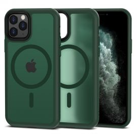 Žalias matinis dėklas Apple Iphone 11 Pro "Tech-Protect Magmat Magsafe"