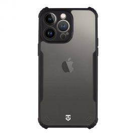 Skaidrus-juodas dėklas Tactical Quantum Stealth telefonui Apple iPhone 14 Pro Max