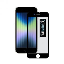 Juodas apsauginis ekrano stikliukas Apple iPhone 7 / 8 / SE 2020 / SE 2022 "OBAL:ME 5D Glass Screen Protector"
