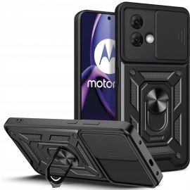 Juodas dėklas Motorola Moto G84 5G "Tech-Protect Camshield Pro"