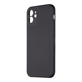 Juodas matinis dėklas Apple iPhone 12 "OBAL:ME Matte TPU"