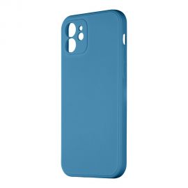Tamsiai mėlynas matinis dėklas Apple iPhone 12 "OBAL:ME Matte TPU"