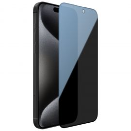 Juodas apsauginis ekrano stikliukas Apple iPhone 15 Pro Max "Nillkin Tempered Glass 0.33mm Guardian 2.5D"