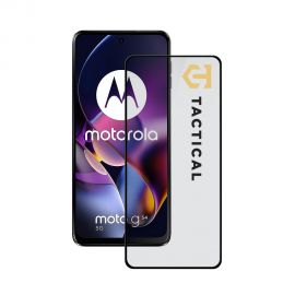 Juodas apsauginis ekrano stikliukas Motorola G54 5G / Power Edition "Tactical Glass Shield 5D"