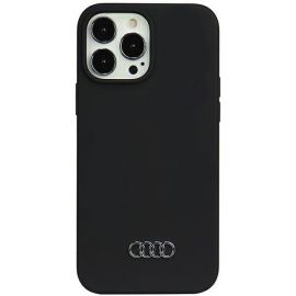 Juodas dėklas Audi Silicone telefonui Apple iPhone 13 Pro Max