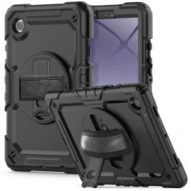 Juodas dėklas Samsung Galaxy Tab A9 8.7 X110 / X115 "Tech-Protect Solid 360"