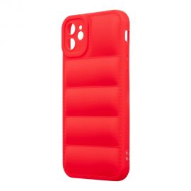 Raudonas dėklas OBAL:ME Puffy telefonui Apple iPhone 11