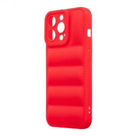 Raudonas dėklas OBAL:ME Puffy telefonui Apple iPhone 13 Pro
