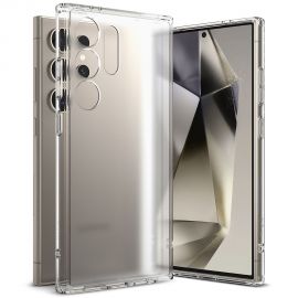 Skaidrus matinis dėklas Samsung Galaxy S24 Ultra "Ringke Fusion"