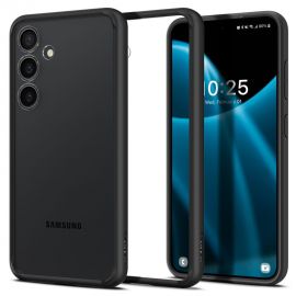 Juodas matinis dėklas Samsung Galaxy S24 "Spigen Ultra Hybrid"