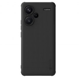 Juodas dėklas Nillkin Super Frosted PRO Magnetic telefonui Xiaomi Redmi Note 13 Pro Plus 5G