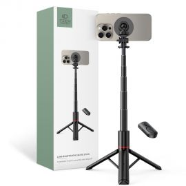 Juoda asmenukių lazda "TECH-PROTECT L06S MAGSAFE BLUETOOTH SELFIE STICK TRIPOD"