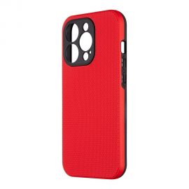 Raudonas dėklas OBAL:ME NetShield telefonui Apple iPhone 14 Pro