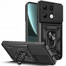 Juodas dėklas Xiaomi Redmi Note 13 4G / LTE "Tech-Protect Camshield Pro"
