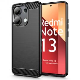Juodas dėklas Xiaomi Redmi Note 13 4G / LTE "Tech-Protect Carbon"