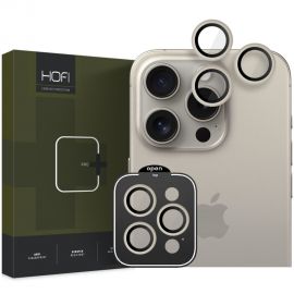 Auksinis stiklas galiniai kamerai Apple Iphone 15 Pro / 15 Pro Max "Hofi Camring Pro+"