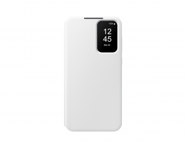 Baltas originalus dėklas EF-ZA556CWE Smart View telefonui Samsung Galaxy A55 5G