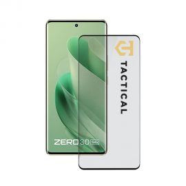 Juodas apsauginis stiklas telefonui Infinix Zero 30 5G "Tactical Glass Shield 5D"