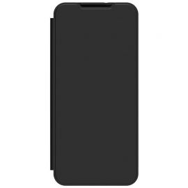 Juodas originalus atverčiamas dėklas Samsung Galaxy A15 4G / 5G "GP-FWA156AMA Wallet"