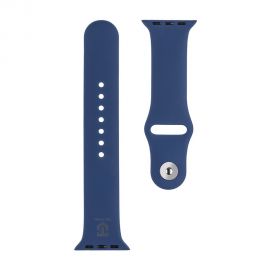 Tamsiai mėlyna apyrankė Apple Watch 1 / 2 / 3 / 4 / 5 / 6 / 7 / 8 / 9 / SE (42 / 44 / 45 / 49mm) "Tactical 838 Silicone Band"