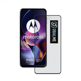 Juodas apsauginis ekrano stikliukas Motorola G54 5G/ Power Edition "OBAL:ME 5D Glass Screen Protector"