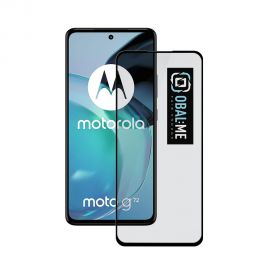 Juodas apsauginis ekrano stikliukas Motorola G72 "OBAL:ME 5D Glass Screen Protector"